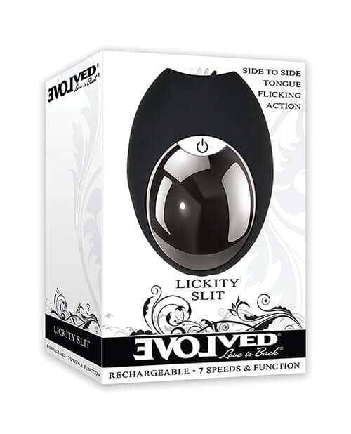 Evolved Novelties Lickity Slit Oral Massager Black at $54.99