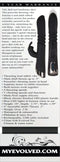 Evolved Novelties Evolved Rapid Rabbit Black Vibrator at $69.99