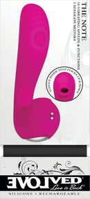 Evolved Novelties Evolved The Note Pink Vibrator at $69.99