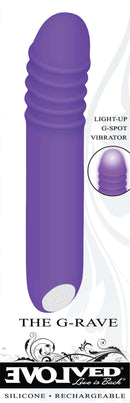 Evolved Novelties Evolved The G-Rave Purple Vibrator at $34.99