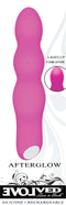 Evolved Afterglow Pink Light-Up Vibrator with Curvy Design and Playful Light Display for Sensational Pleasure from Evolved Novelties