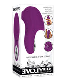 Evolved Novelties Evolved Sucker For You Clitoral Suction and Finger Vibrator at $69.99