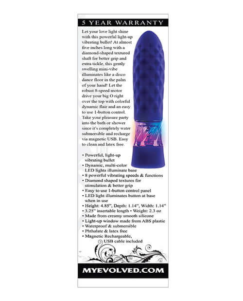 Evolved Novelties Evolved Raver Bullet Vibrator at $54.99