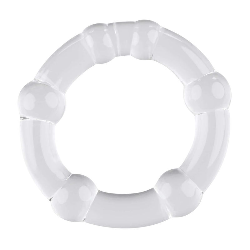 Clear silicone erection ring from Selopa Erection Rings collection for enhanced support and intense erections.