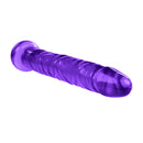 Purple Selopa Slimplicity Realistic Dildo by Evolved Novelties, sleek 5-inch design with intricate details, enhancing intimate experiences.