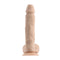 Evolved 6.5-Inch Natural Feel Dildo in Light Skin Tone Beige with Realistic Dual-Layer Design and Powerful Suction Cup.