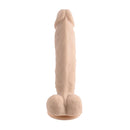 Evolved 6.5-Inch Natural Feel Dildo in Light Skin Tone Beige with Realistic Dual-Layer Design and Powerful Suction Cup.