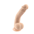 Selopa 7-inch Natural Feel Flexskin Dildo - realistic, flexible TPE dildo with lifelike textures and light skin tone color.