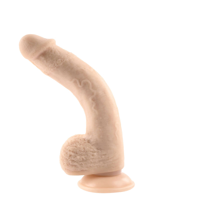 Selopa 7-Inch Natural Feel Flexskin Dildo - Realistic, Flexible TPE Dildo in Light Skin Tone