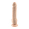 Selopa 7-Inch Natural Feel Flexskin Dildo in light skin tone with flexible metal rod for realistic pleasure.