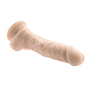 Selopa 6-Inch Light Skin Dildo by Evolved Novelties with realistic vein textures and crowned head for a lifelike sensual experience.