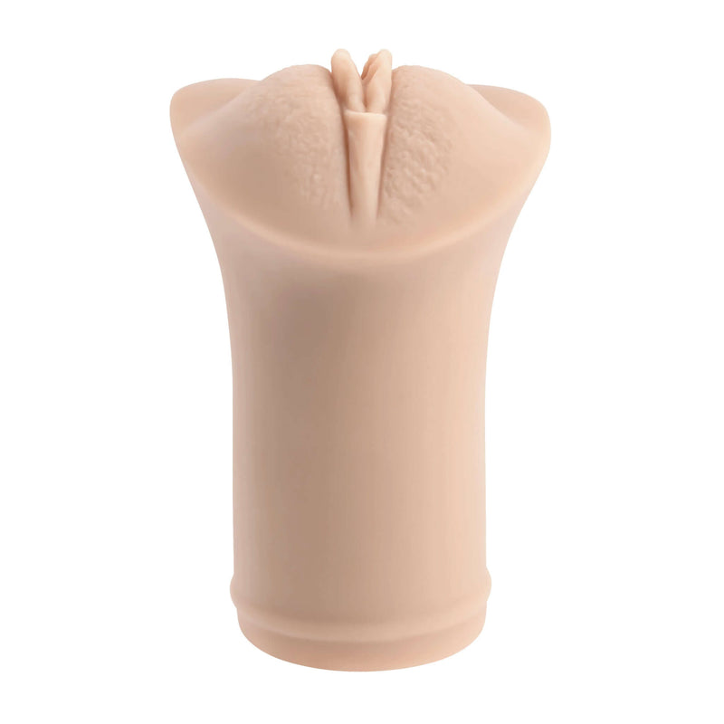 Evolved Novelties Selopa Pocket Pleaser Light, flexible and squishy stroker with lifelike vaginal entry and realistic lips for enhanced pleasure.