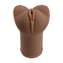 Evolved Selopa Pocket Pleaser Dark with realistic vaginal entry and performance-enhancing penis ring for ultimate pleasure