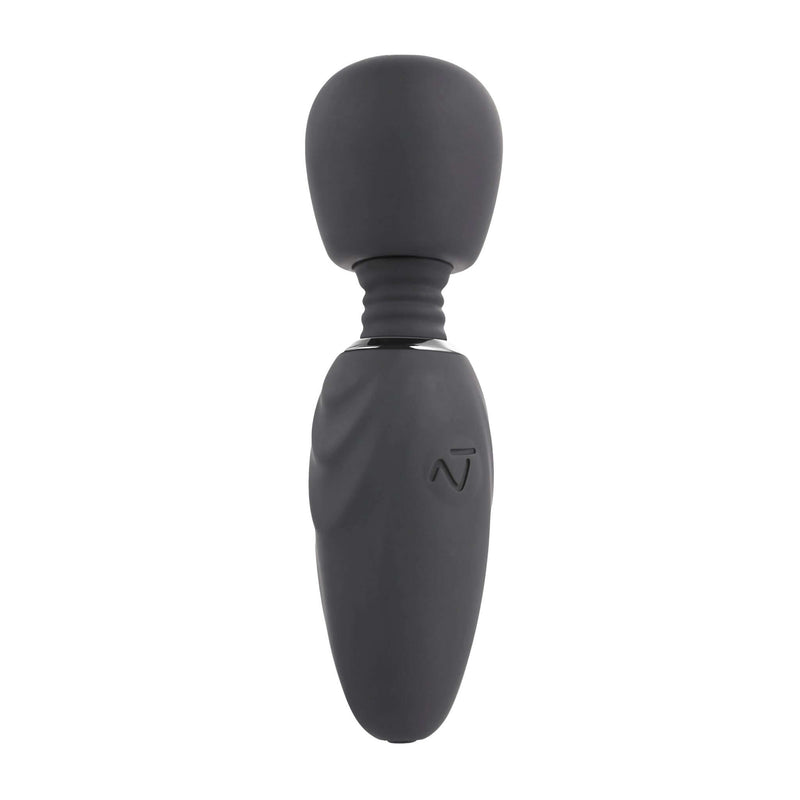 Selopa Buzz One Out Massager by Evolved Novelties, petite and powerful mini wand with flexible round head and textured handle.
