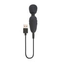 Selopa Buzz One Out Massager by Evolved Novelties with USB charging cable for powerful targeted vibrations and flexible head.
