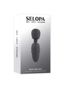 Selopa Buzz One Out Massager in packaging | Petite powerhouse with 7 vibrations | Evolved Novelties