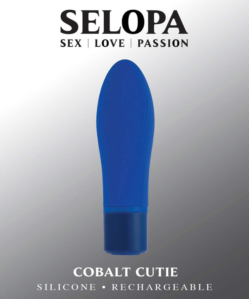Selopa Cobalt Cutie mini rechargeable bullet vibrator for targeted pleasure