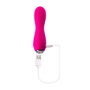 Selopa Razzle Dazzle Pink Vibrator with USB charging cable from Evolved Novelties