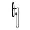 Selopa Buzz Buddy Dual-Ended Bullet Vibrator in black chrome finish with USB charging cable