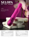 Evolved Novelties' Selopa G Wow pink G-Spot vibrator with angled tip and flexible design for precise pleasure.