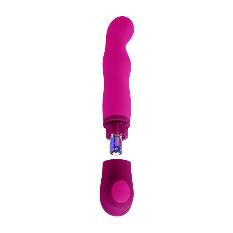 Evolved Novelties' pink Selopa G Wow G-Spot vibrator with angled tip and flexible design for precise G-spot stimulation