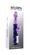 Selopa Bunny Thruster Rabbit Vibrator packaging showcasing versatile vibrator for deep satisfaction with vibration, rotation, and thrusting features.