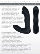 Zero Tolerance Tap It Prostate Vibrator with P-Spot targeting, silicone design, and user-friendly features for intense pleasure.