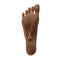 Realistic foot stroker from Zero Tolerance Pussy Footin Dark Stroker Combo with lifelike toes and smooth heel for foot fetish pleasure.