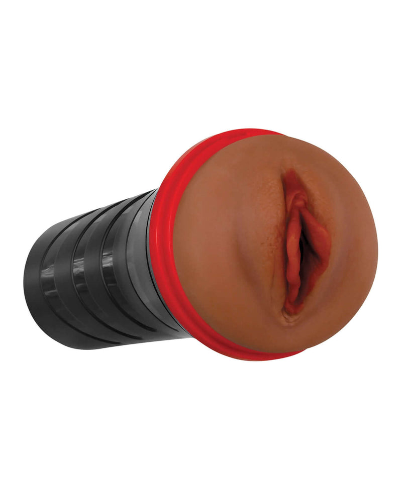 Evolved Novelties Zero Tolerance Stroker and Movie Combo Pop On The Go Dark Skin Tone at $39.99
