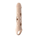 Zero Tolerance Big Boy Extender in light skin tone, designed for enhanced pleasure and adjustable vibrations.