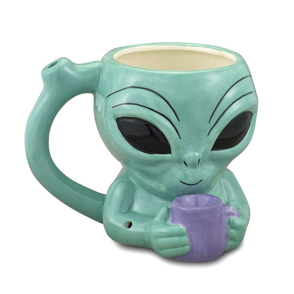 Get Ready for an Out-of-This-World Experience with Alien Mug Pipe | The Perfect Addition to 420-Themed Events!