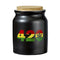 Matte Black 420 Stash Jar