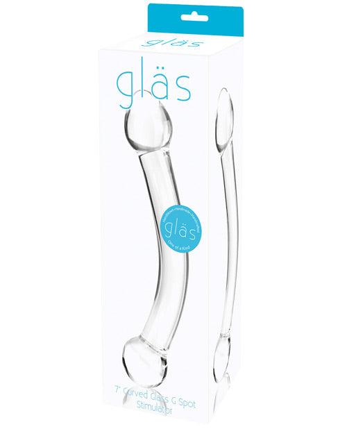 Glas Curved Glass G-Spot Stimulator 7": Artistic Elegance and Sensational Pleasure