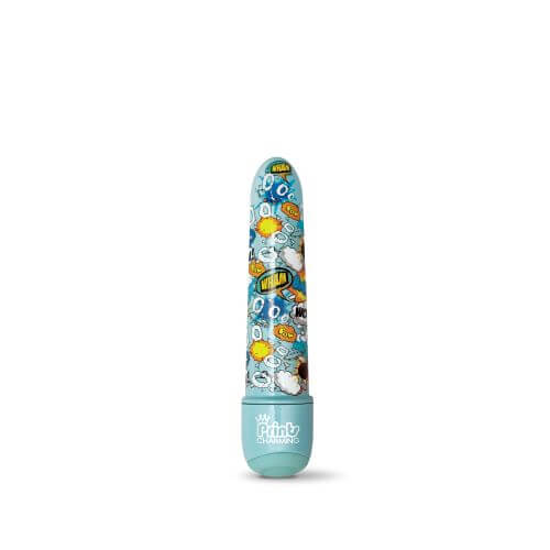 Global Novelties Prints Charming Pop Tease 5 inches Mini Vibe Bang Blue at $19.99