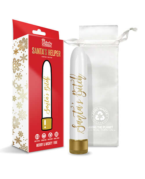 Global Novelties Prints Charming Santa's Helper Santa's Bitch Vibe at $14.99