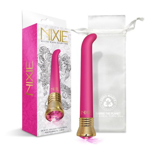 Global Novelties Nixie Jewel Satin G Vibe Pink Tourmaline at $19.99