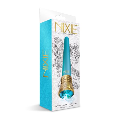 Global Novelties Nixie Jewel Satin Classic Vibe Aquamarine at $21.99