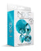 Global Novelties Nixie Metal Butt Plug Set Pom Pom and Jewel Blue Metallic at $23.99