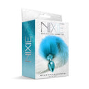 Nixie Metal Plug with Hombre Tail Medium Blue Metallic