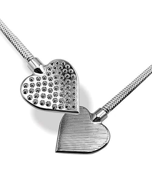 NIXIE STAINLESS STEEL RIDING CROP HEART-1