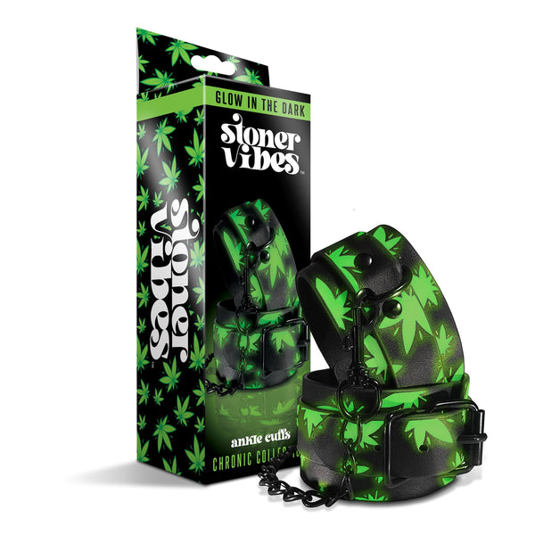 STONER VIBE CHRONIC COLLECTION GLOW IN THE DARK ANKLE CUFFS-1