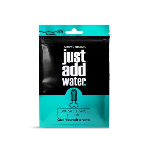 Happy Ending :) Rinse and Repeat Whack Pack Sleeve by Global Novelties: Water-Activated, Self-Lubricating Stroker for Men