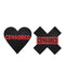 X-Gen Products Pasties Censored Hearts and X at $10.99