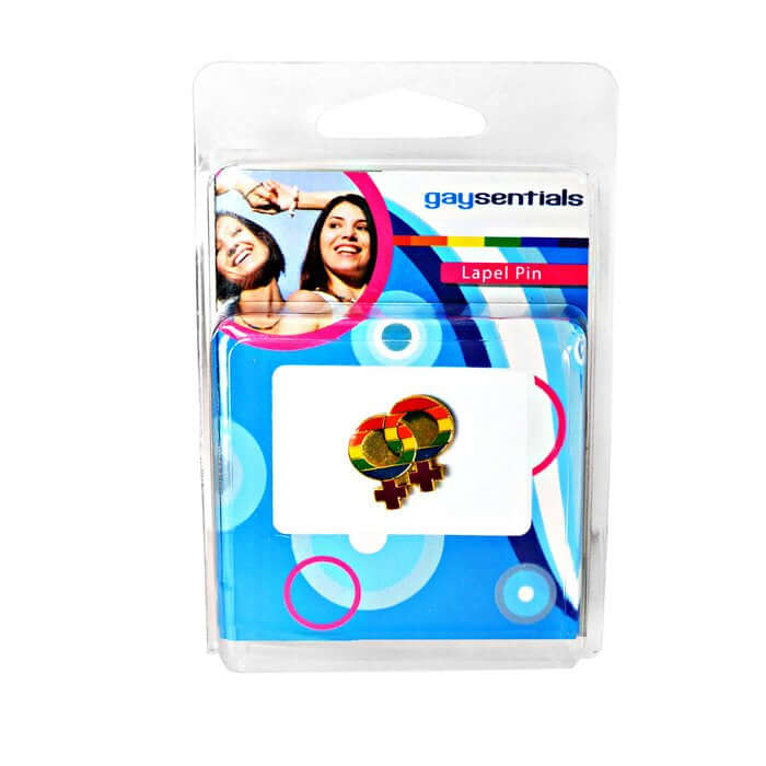 PHS INTERNATIONAL LAPEL PIN RAINBOW DOUBLE FEMALE at $6.99