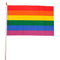 PHS INTERNATIONAL RAINBOW STICK FLAG at $3.99