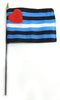 PHS INTERNATIONAL LEATHER STICK 4 X 6 FLAG at $3.99