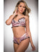G World Intimates Pinklicious 2 Piece Silky Chekkini Panty and Bra Leopard Baby Pink O/S from G World Intimates at $29.99