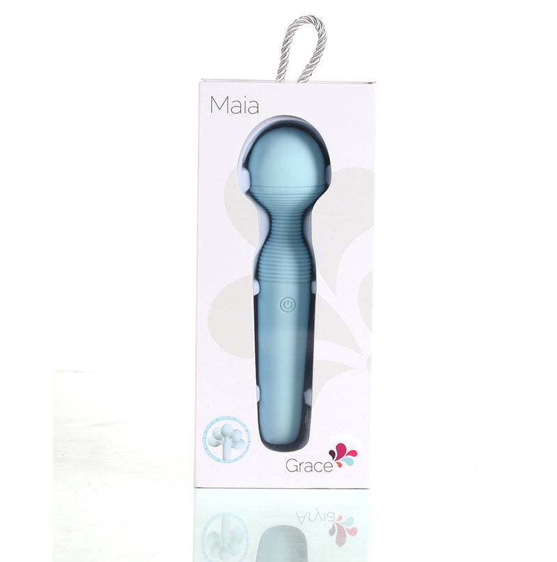 Maia Toys Grace Bendable Vibrating Wand Teal Rechargeable at $59.99