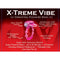 Xtreme Vibe Forked Tongue Magenta Pink vibrating pleasure ring with powerful motor, sensuous silicone, and stimulating tongue vibration.