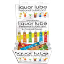 LIQUOR LUBE 10ML RESEALABLE TUBES 6 ASST FLAVORS 72PC DSP-0